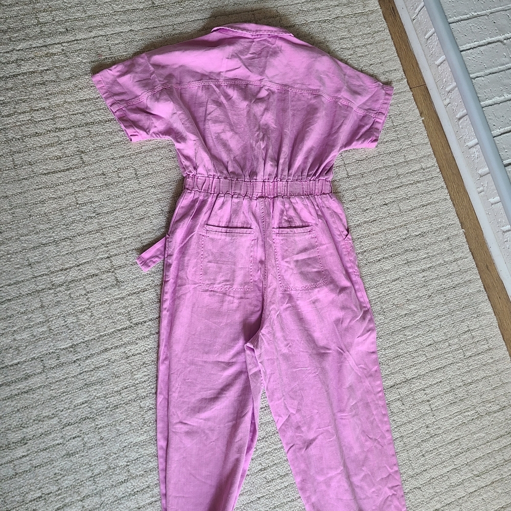 Universal Thread Pink Women  Pink Jumpsuit Size 8 Barbie Pink - Picture 11 of 15